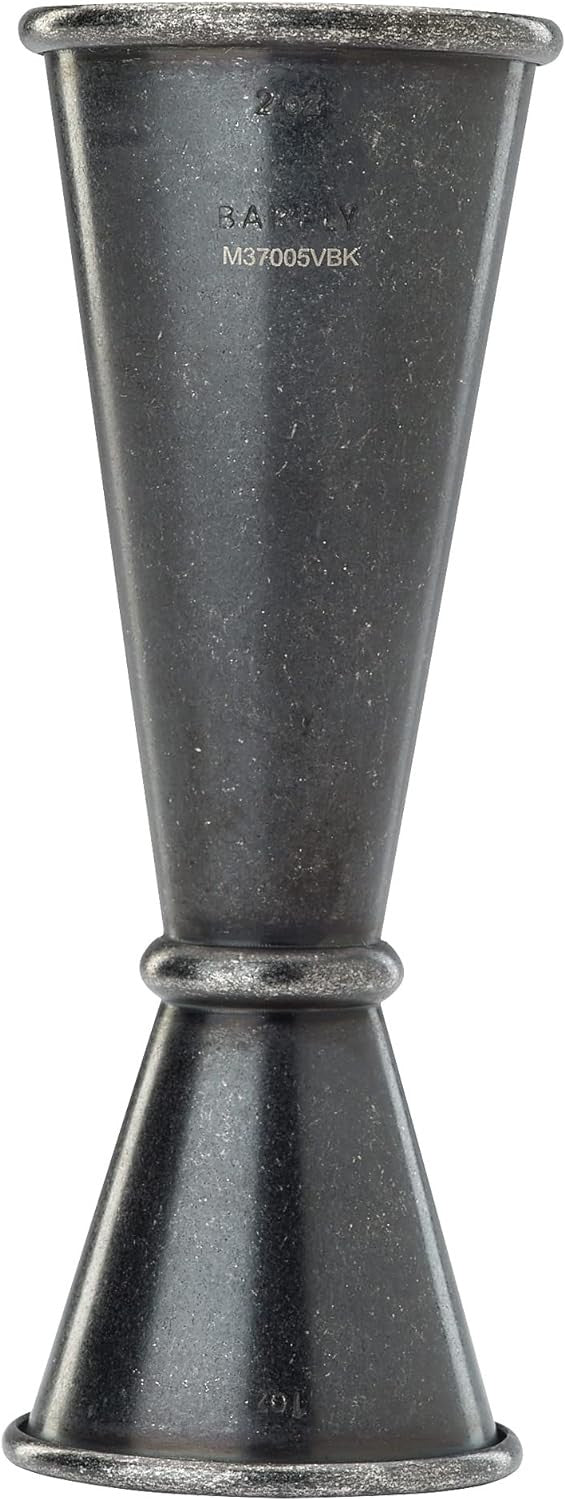 Barfly - 1 x 2 Oz Vintage Black Japanese Style Jigger - M37005VBK