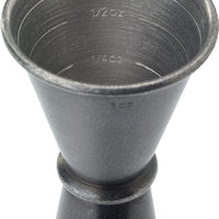 Barfly - 1 x 2 Oz Vintage Black Japanese Style Jigger - M37005VBK