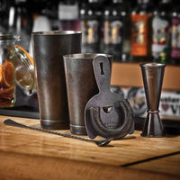 Barfly - 1 x 2 Oz Vintage Black Japanese Style Jigger - M37005VBK