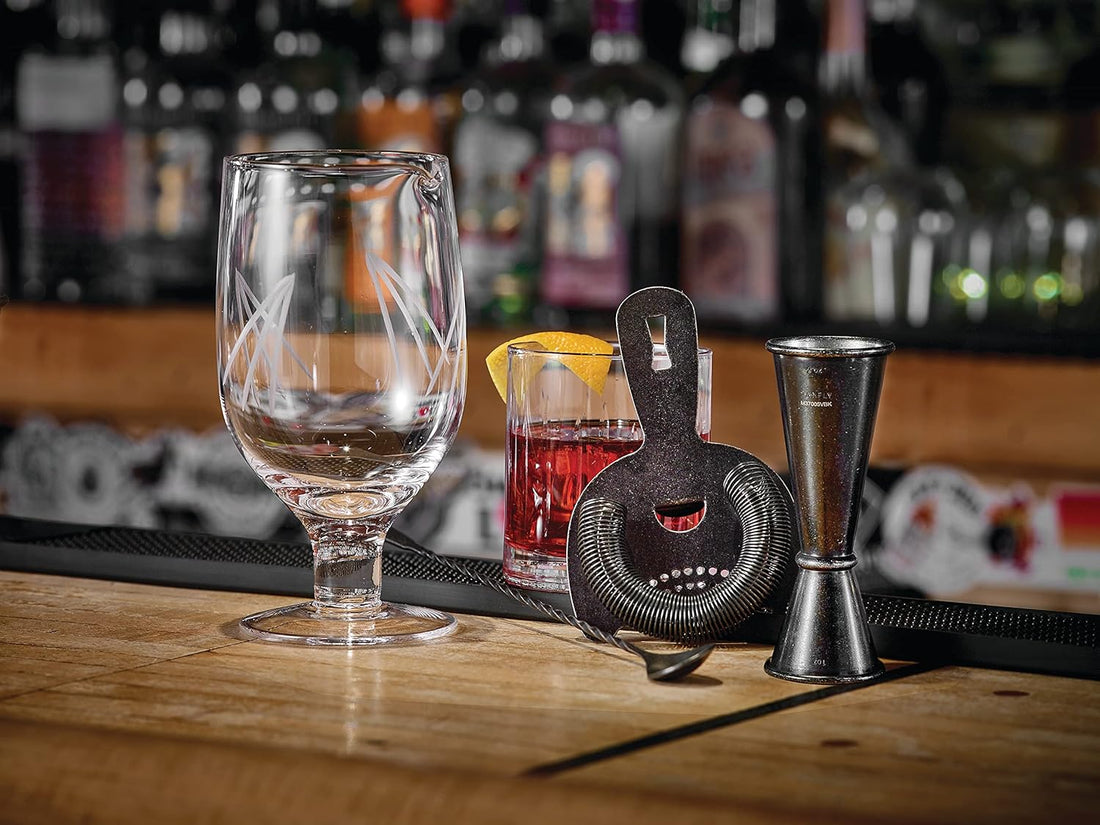 Barfly - 1 x 2 Oz Vintage Black Japanese Style Jigger - M37005VBK