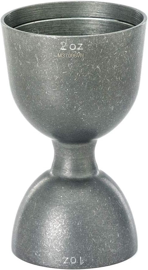 Barfly - 1 x 2 Oz Vintage Heavy-Duty Straight Rim Bell Jigger - M37006VN