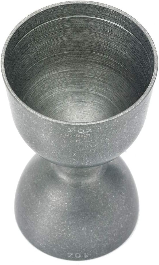 Barfly - 1 x 2 Oz Vintage Heavy-Duty Straight Rim Bell Jigger - M37006VN