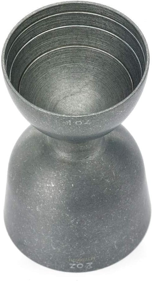Barfly - 1 x 2 Oz Vintage Heavy-Duty Straight Rim Bell Jigger - M37006VN