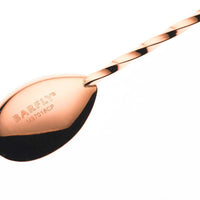 Barfly - 11.8" Copper Plated Bar Spoon With Muddler - M37018CP