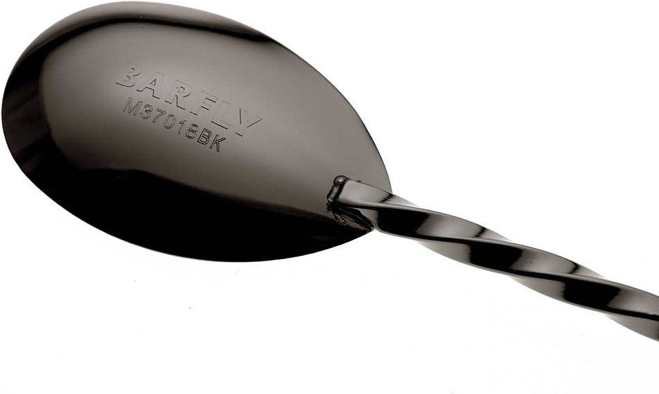 Barfly - 11.8" Gun Metal Black Bar Spoon With Muddler - M37018BK