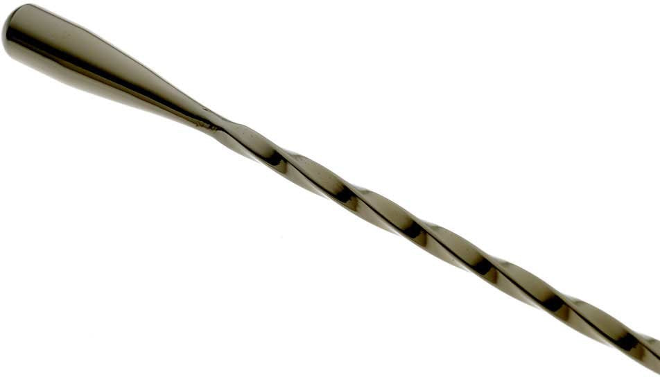 Barfly - 11.8" Gun Metal Black Classic Bar Spoon - M37012BK