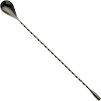 Barfly - 11.8" Gun Metal Black Classic Bar Spoon - M37012BK