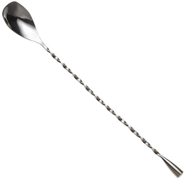 Barfly - 11.8" Stainless Steel Angled Bar Spoon with Twisted Shaft - M37046