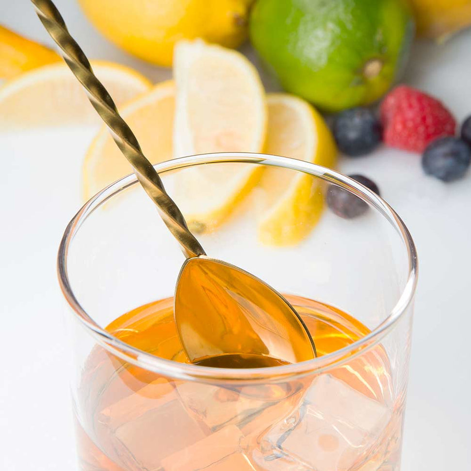 Barfly - 11.8"Gold Plated Classic Bar Spoon - M37012GD