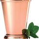 Barfly - 12 Oz Copper Plated Julep Cup with Beaded Trim - M37032CP