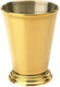 Barfly - 12 Oz Gold Plated Julep Cup With Beaded Trim - M37032GD