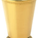 Barfly - 12 Oz Gold Plated Julep Cup With Beaded Trim - M37032GD