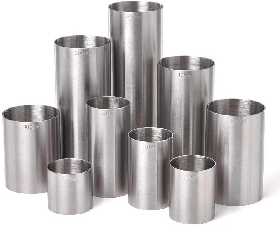 Barfly - 125 ml Stainless Steel Thimble Measure - M37055