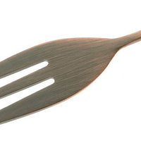 Barfly - 12.37" Antique Copper-Plated Finish Stainless Steel Bar Spoon with Fork End - M37015ACP