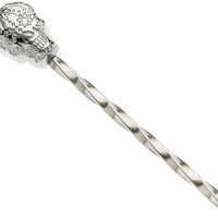 Barfly - 13" Stainless Steel Bar Spoon with Sugar Skull End - M37012SUS