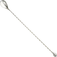 Barfly - 13" Stainless Steel Bar Spoon with Sugar Skull End - M37012SUS
