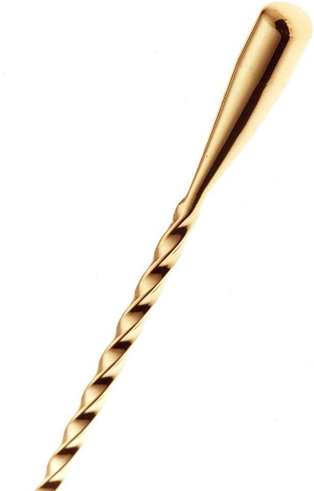 Barfly - 13.1" Gold Plated Stainless Steel Double End Stirrer - M37020GD