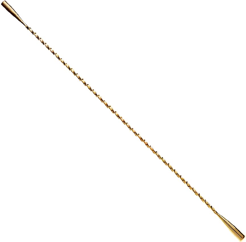 Barfly - 13.1" Gold Plated Stainless Steel Double End Stirrer - M37020GD