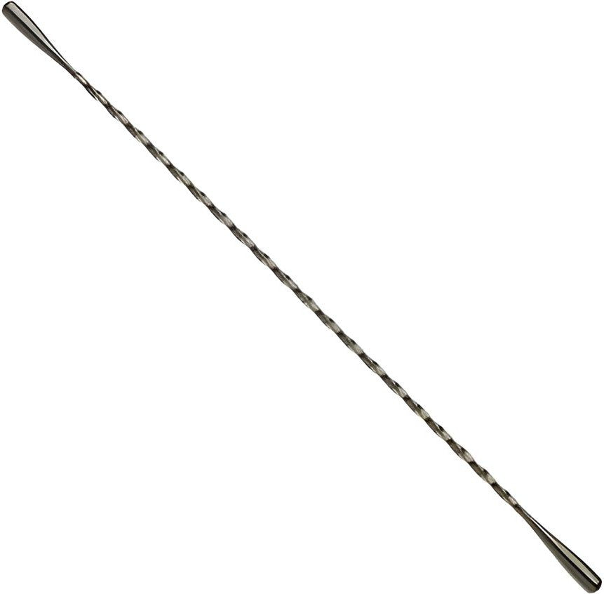 Barfly - 13.1" Gun Metal Black Finish Stainless Steel Double End Stirrer - M37020BK
