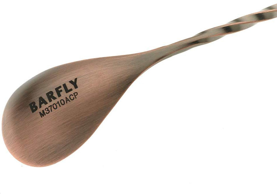 Barfly - 13.1" Japanese Style Antique Copper Bar Spoon - M37010ACP
