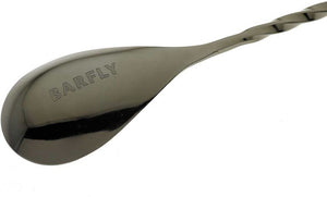 Barfly - 13.1" Japanese Style Gun Metal Black Bar Spoon - M37010BK