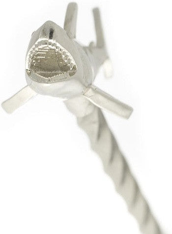 Barfly - 13.25" Bar Spoon with Shark Decorative Shaped End - M37012SHK