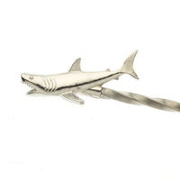 Barfly - 13.25" Bar Spoon with Shark Decorative Shaped End - M37012SHK