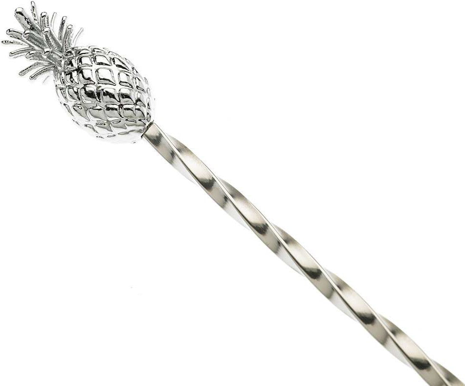 Barfly - 13.25" Stainless Steel Bar Spoon with Pineapple End - M37012PIN