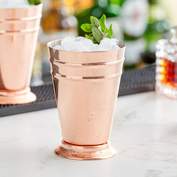 Barfly - 13.5 Oz Copper Plated Deluxe Julep Cup - M37168CP
