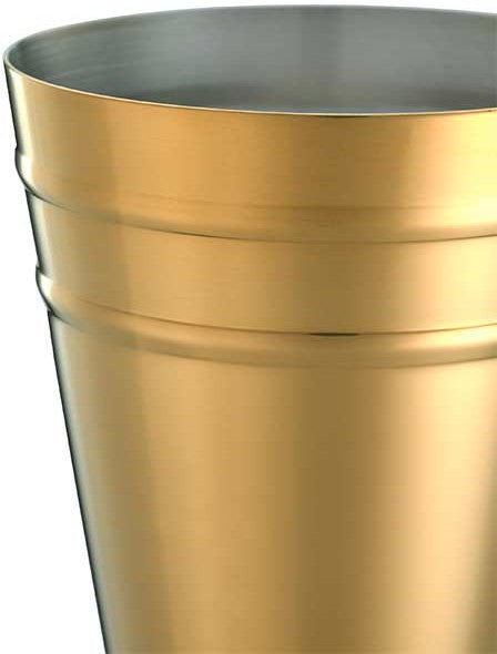 Barfly - 13.5 Oz Gold Plated Deluxe Julep Cup - M37168GD