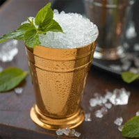 Barfly - 13.5 Oz Gold Plated Deluxe Julep Cup - M37168GD