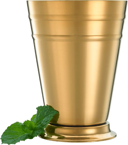 Barfly - 13.5 Oz Gold Plated Deluxe Julep Cup - M37168GD