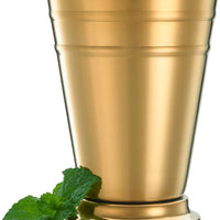 Barfly - 13.5 Oz Gold Plated Deluxe Julep Cup - M37168GD