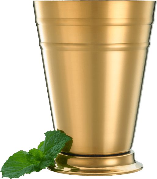 Barfly - 13.5 Oz Gold Plated Deluxe Julep Cup - M37168GD