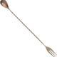 Barfly - 15.75" Antique Copper-Plated Finish Stainless Steel Bar Spoon with Fork End - M37016ACP