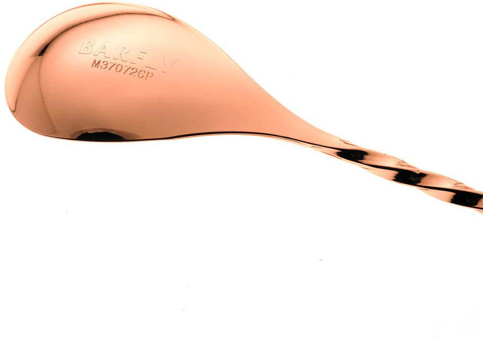 Barfly - 15.75" Copper-Plated Stainless Steel Bar Spoon With Strainer End - M37072CP
