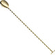 Barfly - 15.75" Gold Plated Bar Spoon With Muddler - M37019GD