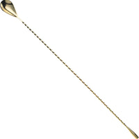 Barfly - 15.75" Gold Plated Classic Bar Spoon - M37013GD