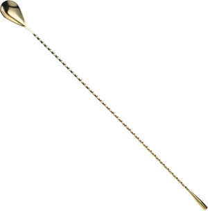 Barfly - 15.75" Gold Plated Classic Bar Spoon - M37013GD