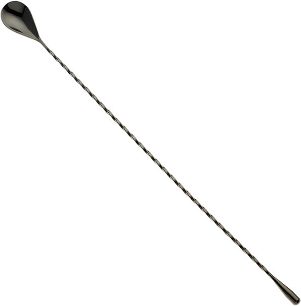 Barfly - 15.75" Gun Metal Black Classic Bar Spoon - M37013BK