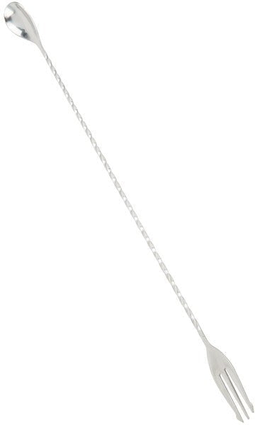 Barfly - 15.75" Stainless Steel Bar Spoon with Fork End - M37016