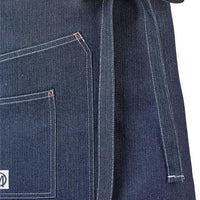 Barfly - 15.75" x 28.25" Metro Edge Stellar Indigo Cotton Denim Waist Apron with 2 Pockets - M63202DEN
