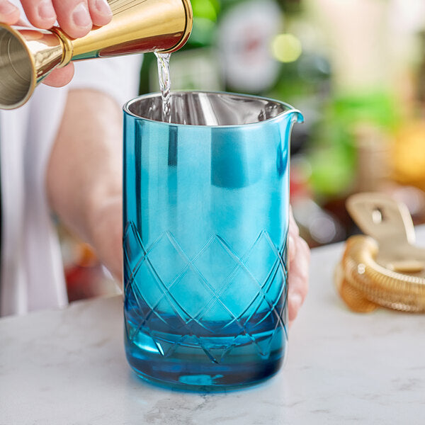 Barfly - 17 Oz Blue Mixing Glass - M37177BL