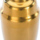 Barfly - 17 Oz Stainless Steel Gold-Plated Heavy Weight 3-Piece Cobbler Cocktail Shaker - M37038GD