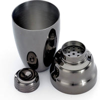Barfly - 17 Oz Stainless Steel Gun Metal Black Heavy Weight 3-Piece Cobbler Cocktail Shaker - M37038BK