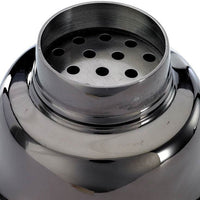 Barfly - 17 Oz Stainless Steel Gun Metal Black Heavy Weight 3-Piece Cobbler Cocktail Shaker - M37038BK