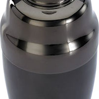Barfly - 17 Oz Stainless Steel Gun Metal Black Heavy Weight 3-Piece Cobbler Cocktail Shaker - M37038BK