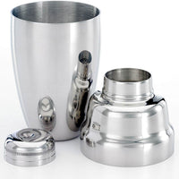 Barfly - 17 Oz Stainless Steel Heavy Weight 3-Piece Cobbler Cocktail Shaker - M37038