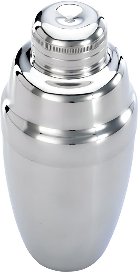 Barfly - 17 Oz Stainless Steel Heavy Weight 3-Piece Cobbler Cocktail Shaker - M37038