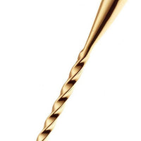 Barfly - 17.1" Gold Plated Stainless Steel Double End Stirrer - M37033GD